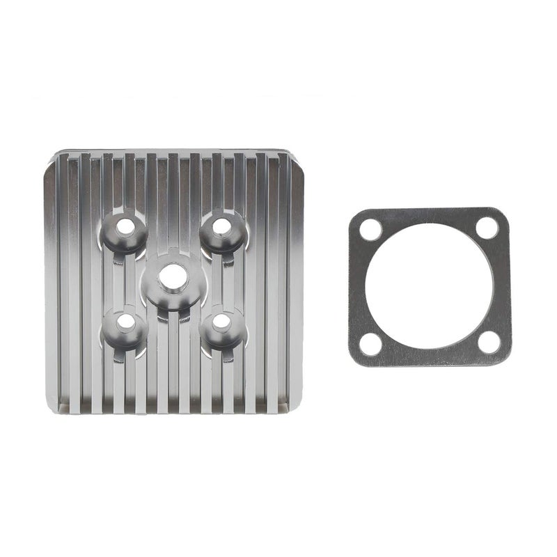 HGC رأس أسطوانة فضي HGC CNC لدراجات السباق 66cc/80cc بمحرك كهربائي - Image 1